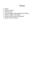 Saugi elektra. Pirmoji pagalba nukentėjus nuo elektros srovės 2 puslapis