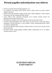 Saugi elektra. Pirmoji pagalba nukentėjus nuo elektros srovės 8 puslapis