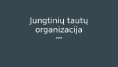 Jungtinių tautų organizacija ir Lietuva