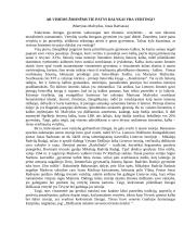 Ar visiems žmonėms tie patys dalykai yra vertingi?