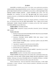 Lengvųjų automobilių transmisijos remonto technologijos UAB „Autoarta“ projektavimas  12 puslapis