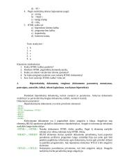HTML kalbos aprašymas 7 puslapis
