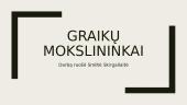 Graikų mokslininkai