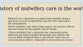 History of midwifery care in the world and in Lithuania 5 puslapis