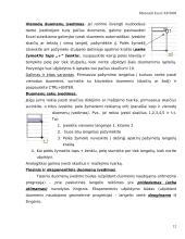 Pažintis su skaičiuoklės programa MS Excel 12 puslapis