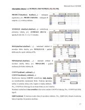 Pažintis su skaičiuoklės programa MS Excel 17 puslapis