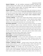 Pažintis su skaičiuoklės programa MS Excel 6 puslapis