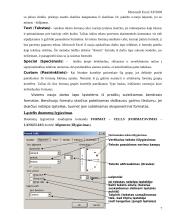 Pažintis su skaičiuoklės programa MS Excel 7 puslapis