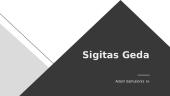 Sigitas Geda – poetas, dramaturgas, kritikas, vertėjas, eseistas, lietuvių literatūros klasikas