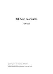 Tel Avivo Bauhauzas 4 puslapis