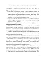 Vidurinės mokyklos socialinio pedagogo veiklos analizė 4 puslapis
