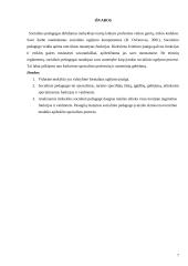Vidurinės mokyklos socialinio pedagogo veiklos analizė 7 puslapis