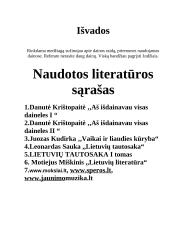 Lietuvių liaudies dainų savitumas 7 puslapis