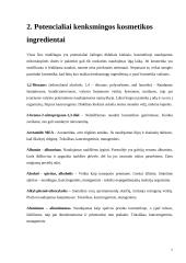 Dirginantys ir alergizuojantys ingredientai 7 puslapis