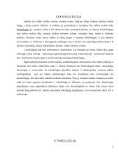Leksikologijos šakos 4 puslapis