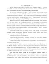 Leksikologijos šakos 7 puslapis