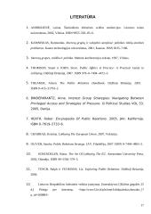 Medijų taikymas lobistinėje veikloje 18 puslapis