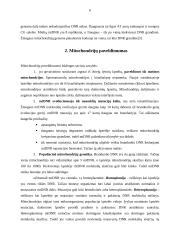 Mitochondrijų DNR, mitochondrijų paveldimumas ir mitochondrijų ligos 5 puslapis