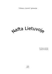 Nafta ir jos eksploatavimas Lietuvoje 1 puslapis