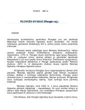 Plungės dvaras 2 puslapis