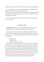 Programavimo kalbos. Istorija, raida, klasifikacijos. Kodo pavyzdžiai 2 puslapis