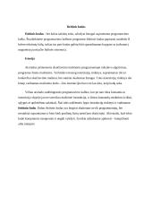 Programavimo kalbos. Istorija, raida, klasifikacijos. Kodo pavyzdžiai 6 puslapis