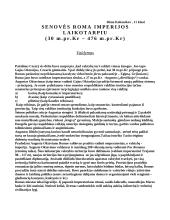 Senovės Roma imperijos laikotarpiu 2 puslapis