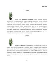 Šiuolaikinių geodezinių instrumentų gausa ir taikymas individualiose įmonėse, uždarose akcinėse bendrovėse 18 puslapis