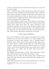 Tarptautiniai santykiai ir Abiejų Tautų Respublikos (ATR) padalijimai 6 puslapis