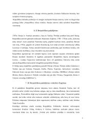 Tarptautiniai santykiai ir Abiejų Tautų Respublikos (ATR) padalijimai 8 puslapis