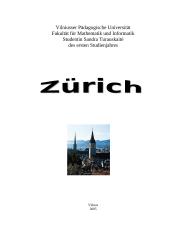Zürichsee und die Limmat 1 puslapis