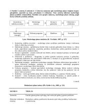 Marketingo plano rengimo etapai