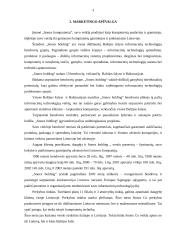 Marketingo planas: kompiuterių gamyba ir prekyba "Sonex holding" 3 puslapis