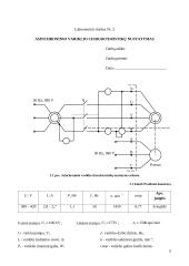 Vienfazio transformatoriaus bandymas - elektromechanika 7 puslapis