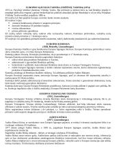 Europos Sąjunga (ES) - pagrindinės organizacijos 2 puslapis