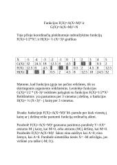 Funkcija ir jos grafikas. Lygčių sistemų ekvivalentumas 5 puslapis