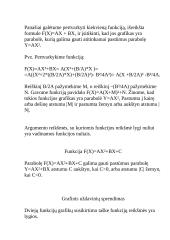 Funkcija ir jos grafikas. Lygčių sistemų ekvivalentumas 7 puslapis