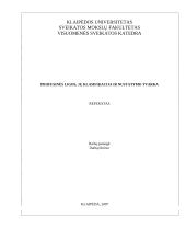 Profėsinės ligos, jų klasifikacija ir nustatymo tvarka 1 puslapis