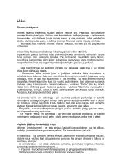 Lėšos ir finansų tvarkymas