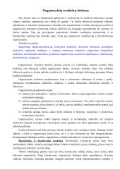 Organizacinių struktūrų kūrimas