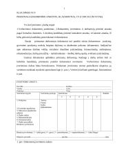 Personalo įdarbinimo anketos, klausimynai, CV