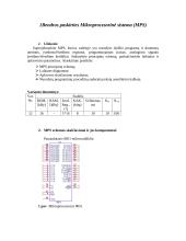 Bendrosios paskirties mikroprocesorinė sistema (MPS) 1 puslapis