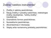 Žodinis bendravimas (ir patarimai) 9 puslapis