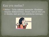 Kas yra melas? 3 puslapis