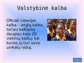 Liberija - geografija, klimatas, demografija, gamta bei ekonomika 12 puslapis