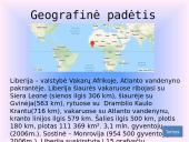 Liberija - geografija, klimatas, demografija, gamta bei ekonomika 3 puslapis