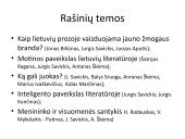 XX amžiaus vidurio modernioji proza. Jurgis Savickis, Vincas Mykolaitis – Putinas 12 puslapis