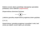 Elektros srovės stipris, įtampa bei varža 6 puslapis