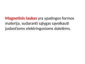 Magnetizmas bei magnetinis laukas 5 puslapis