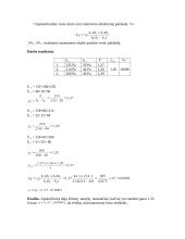 Dujų molinių šilumų santykio tyrimas 4 puslapis